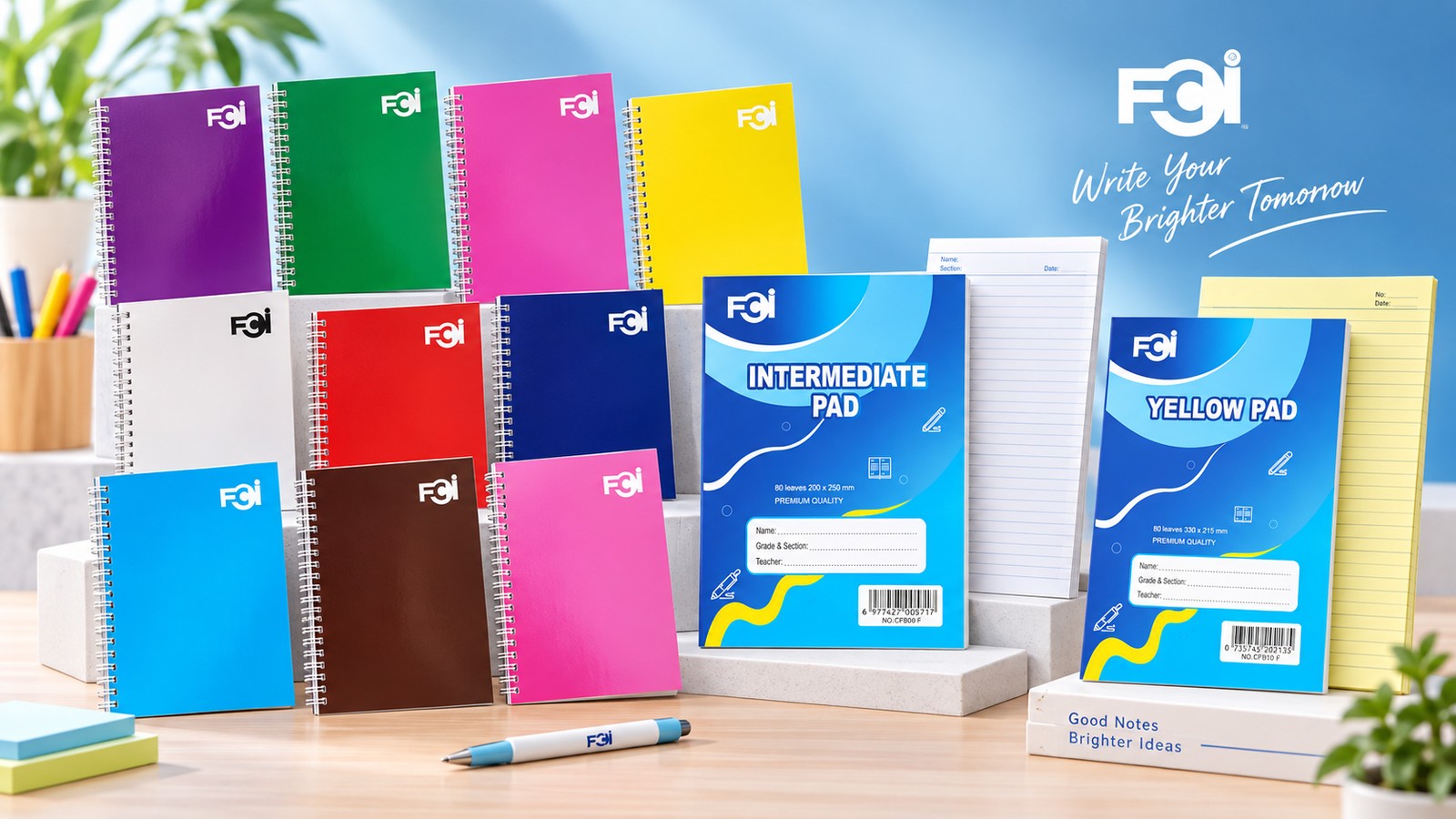 FCI Notebook and Pads